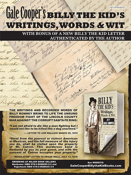 Gale Cooper's Billy the Kid’s Writings, Words & Wit